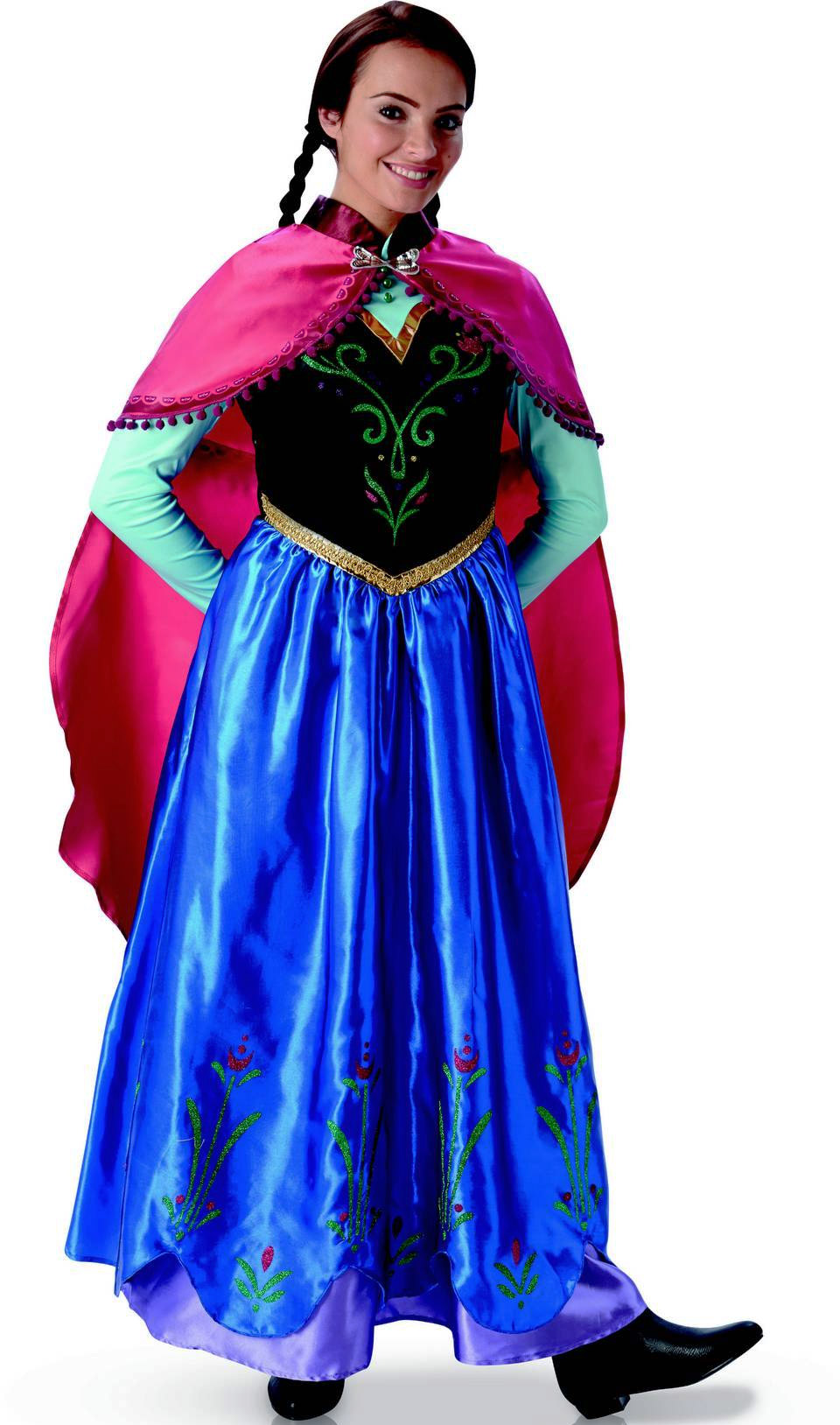 Anna La Reine Des Neiges Frozen Déguisement Costume Personnage Princesse  Adulte Enfant
