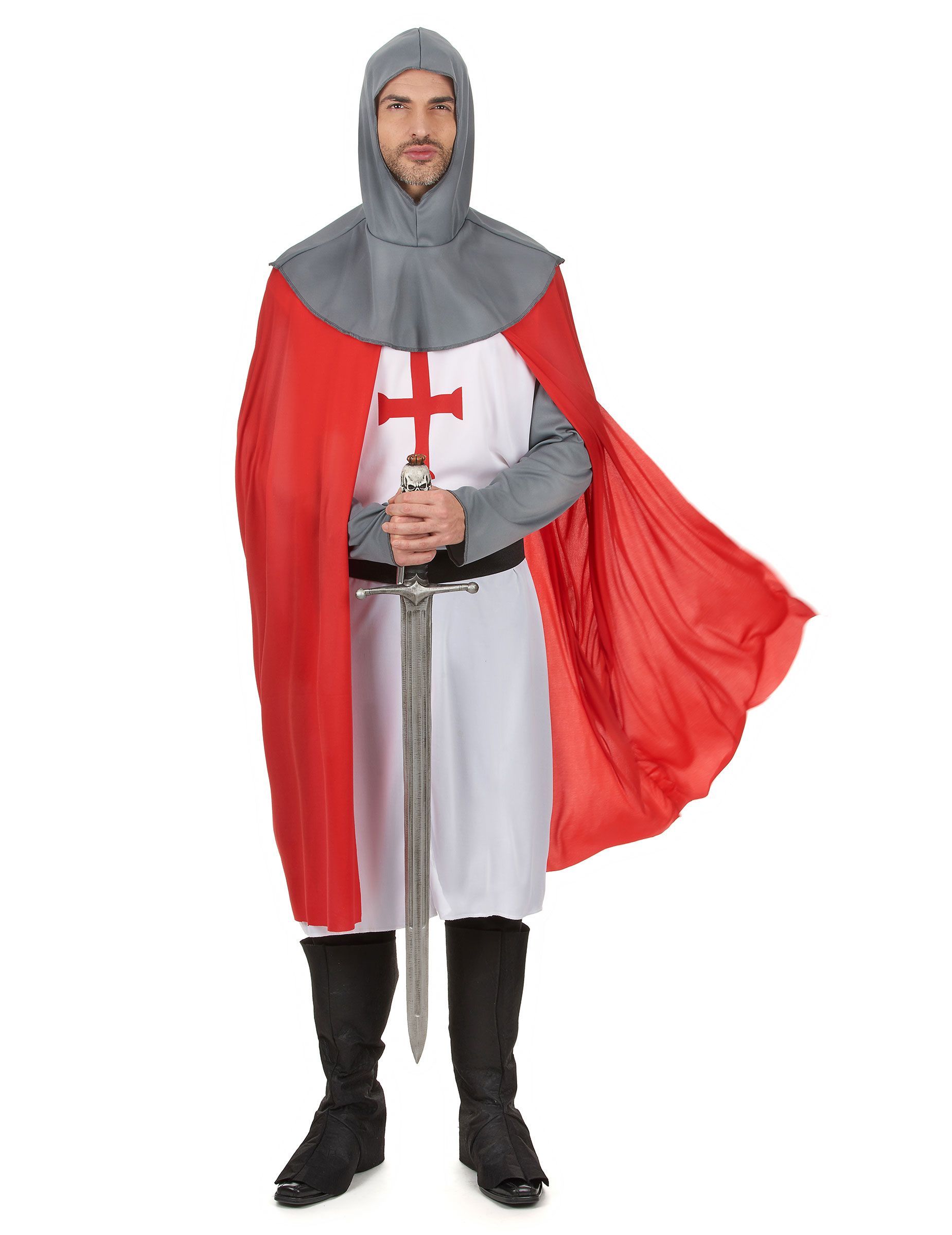 Cagoule Médiévale Adulte - accessoire chevalier