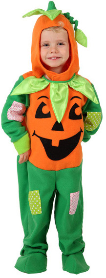 Déguisement Citrouille Bébé Halloween - Taille 3-24 Mois, Coton, Manches Longues