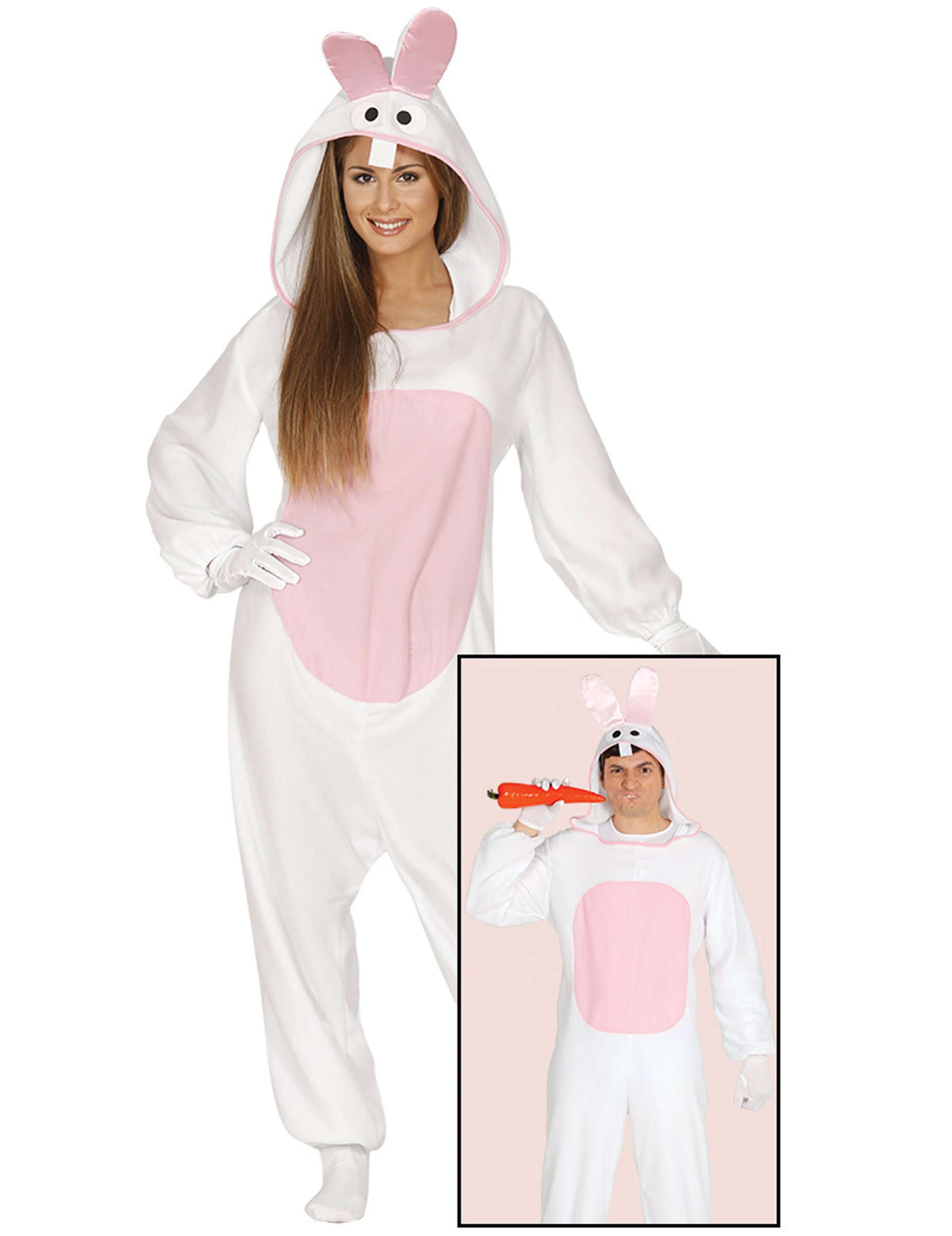 Costume adulte luxe lapin