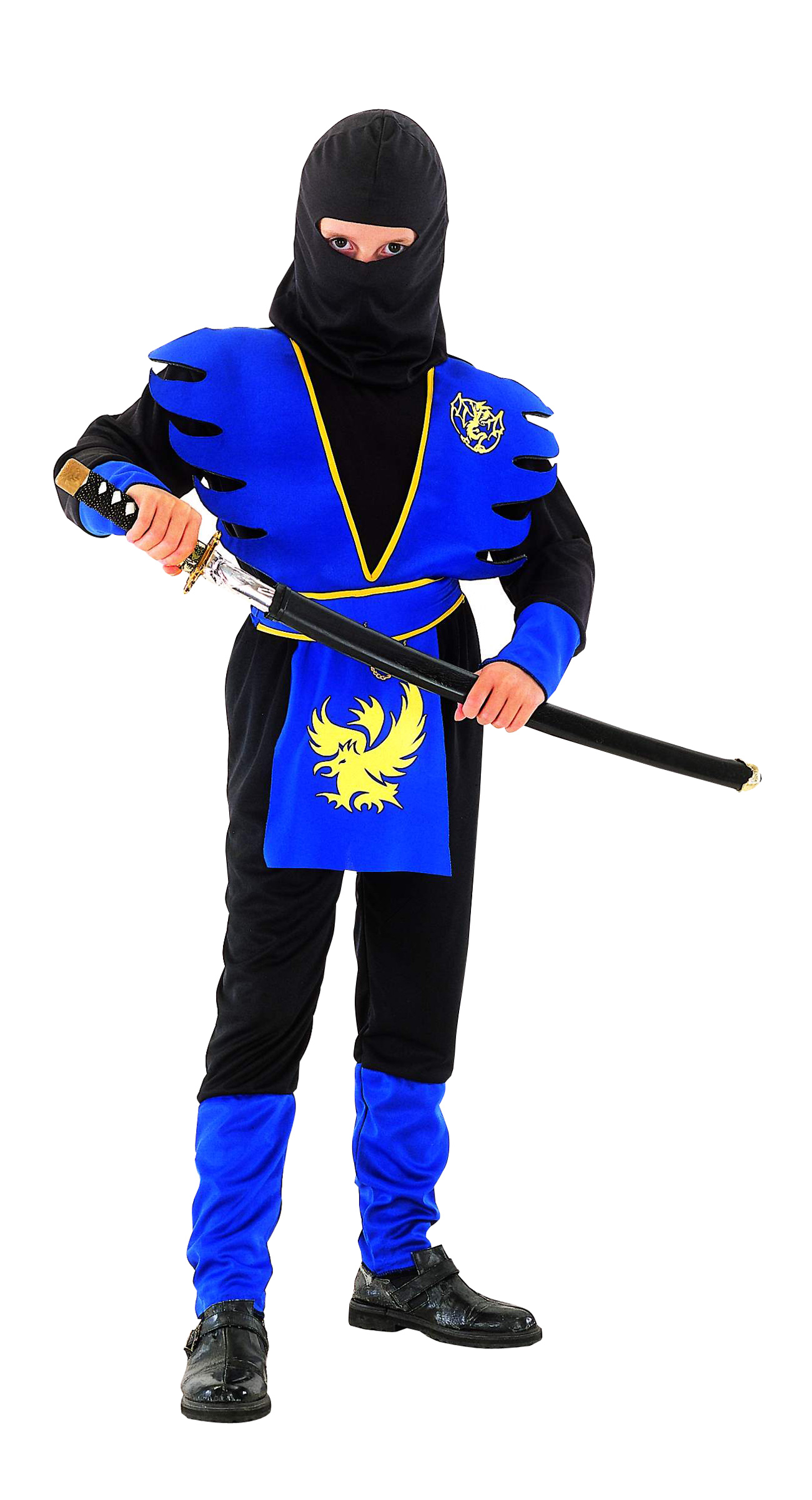 Déguisement ninja bleu enfant
