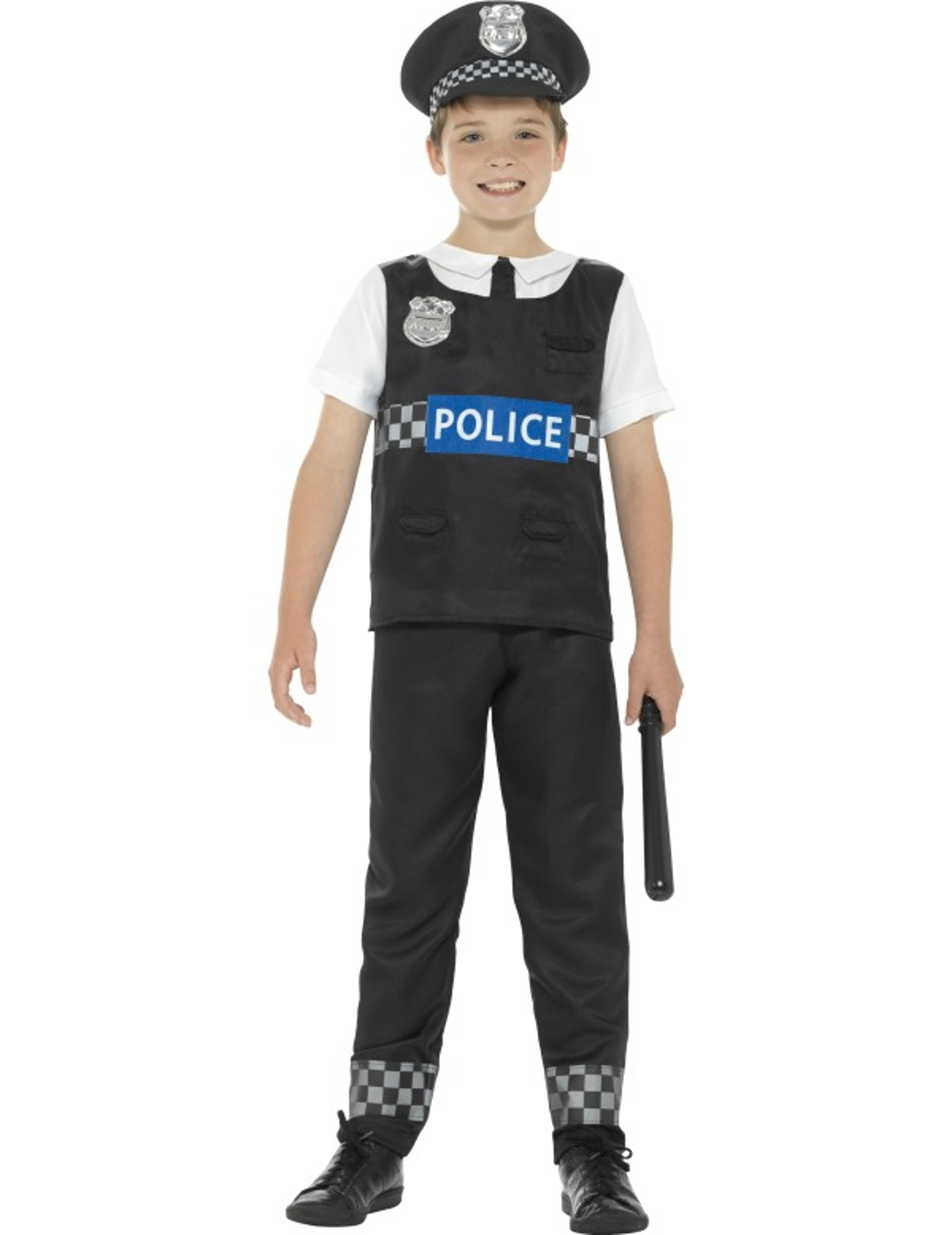 Kit complet policier enfant en plastique – Déguisements cadeaux pas chers, Boutique Arlequin