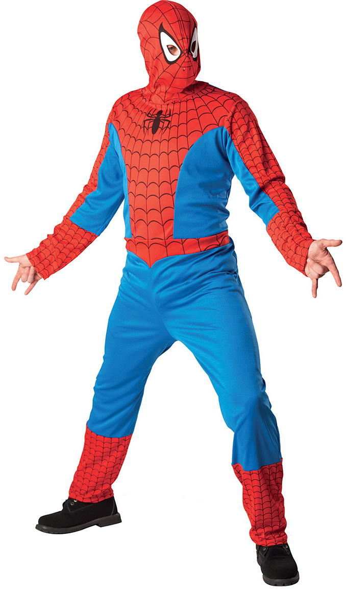 Déguisement Spider-Man adulte avec cagoule – Déguisements cadeaux