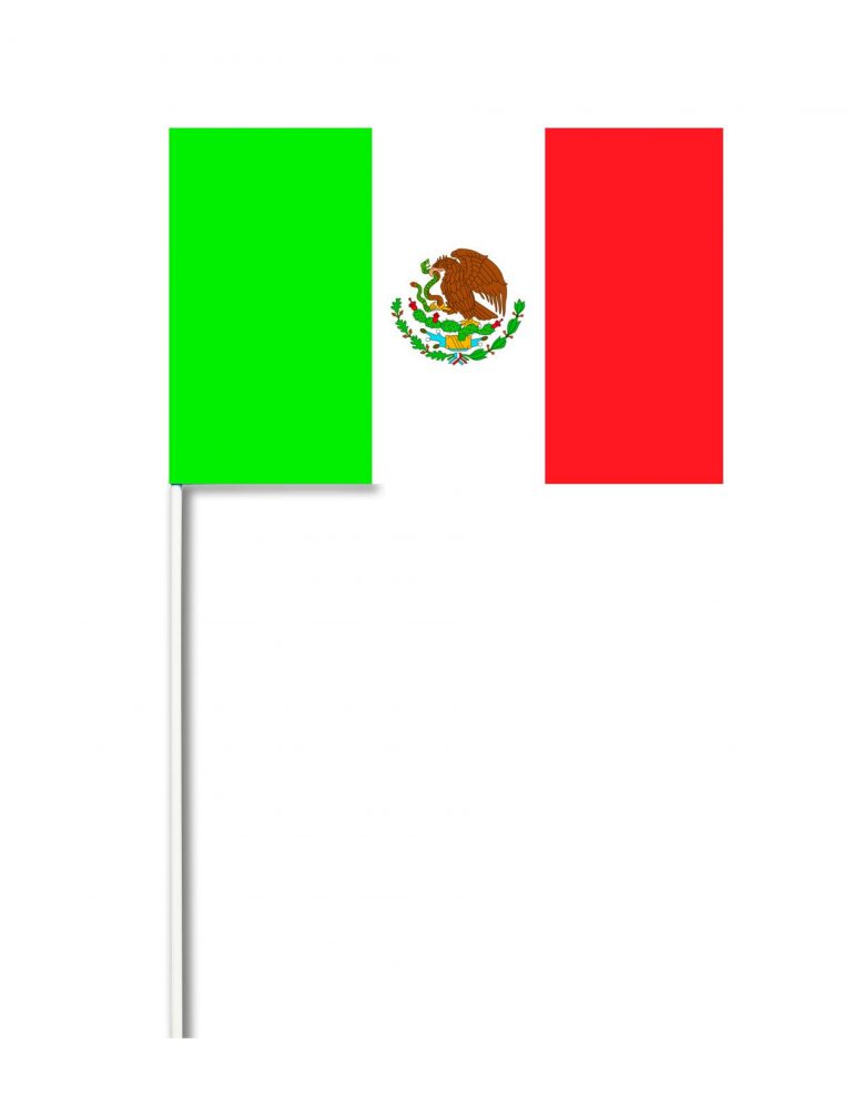 Drapeau papier Mexique 14×21 cm – Déguisements cadeaux pas chers — Boutique Arlequin | Suisse