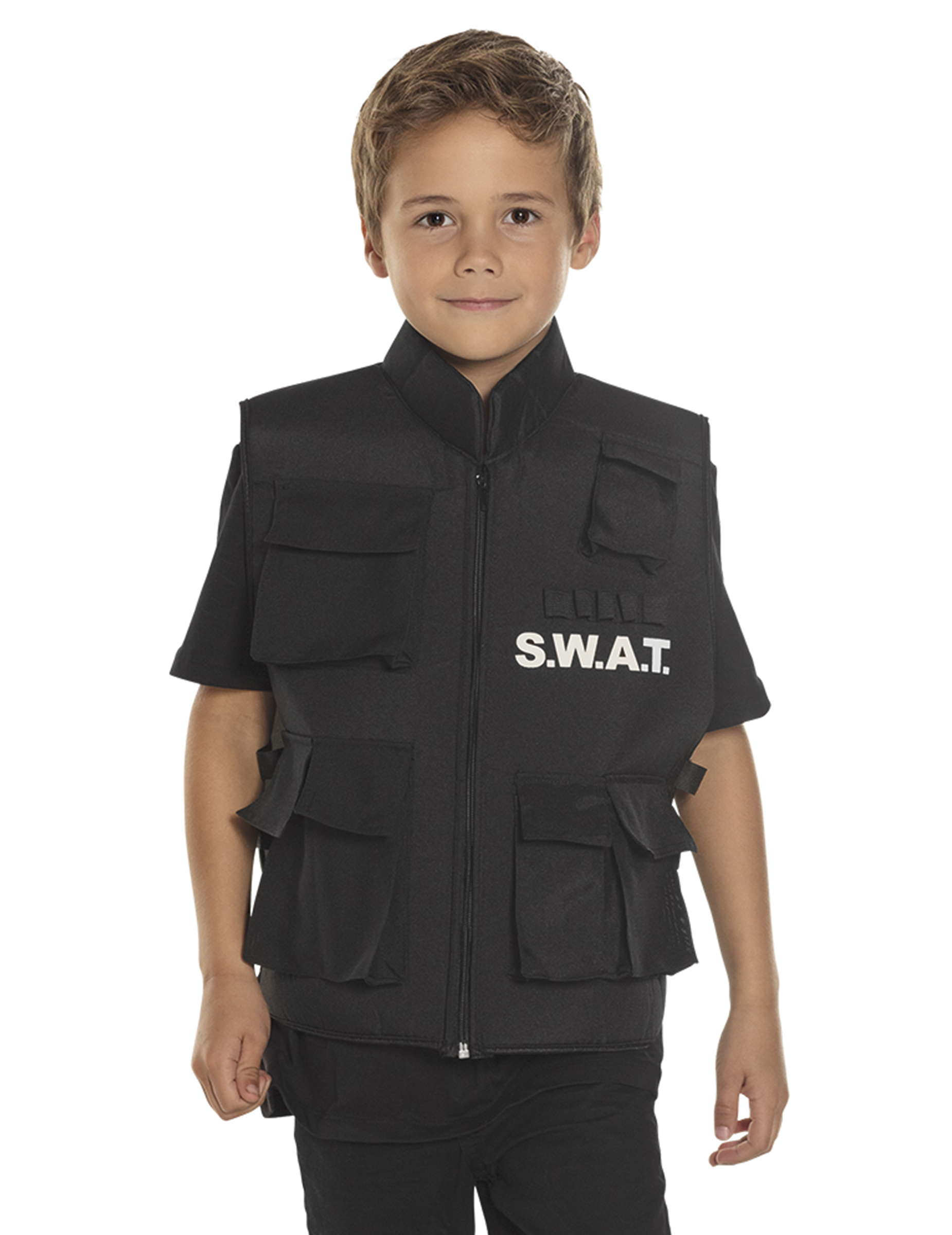 Gilet SWAT enfant – Déguisements cadeaux pas chers, Boutique Arlequin