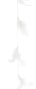 Guirlande plume blanche