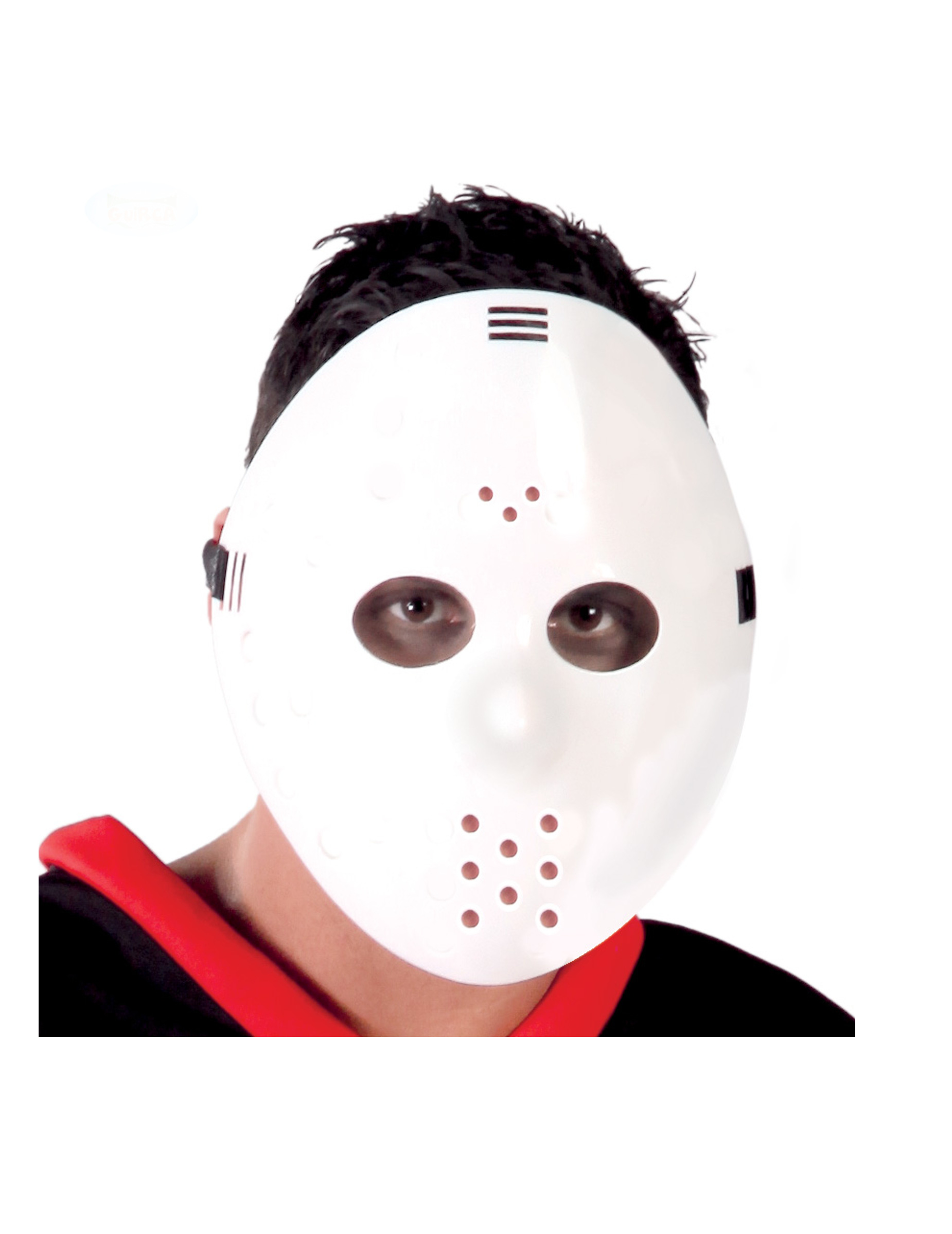 Déguisement ''Masque de hockey'' - blanc opaque