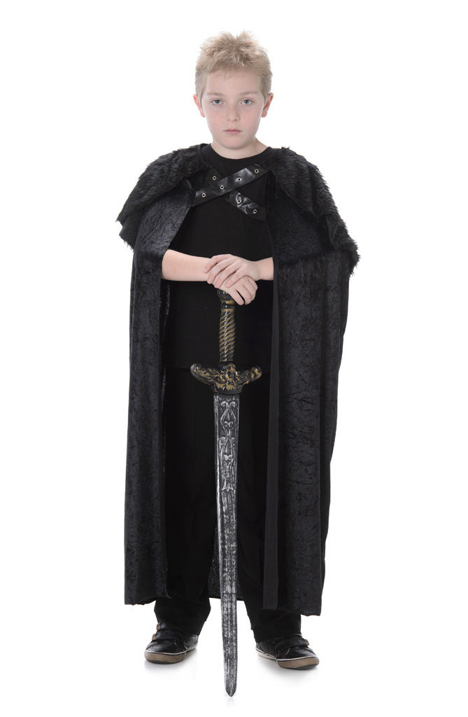 medieval-warrior-fur-cape-for-children-black_302930