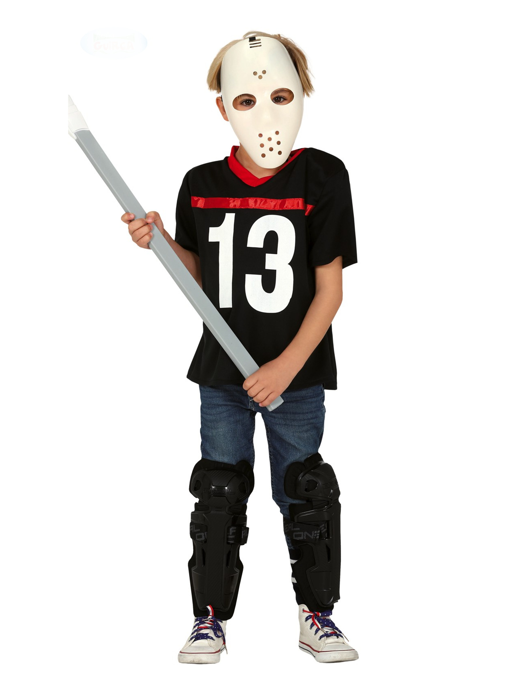 Déguisement assassin avec masque de hockey garçon – Déguisements cadeaux  pas chers — Boutique Arlequin