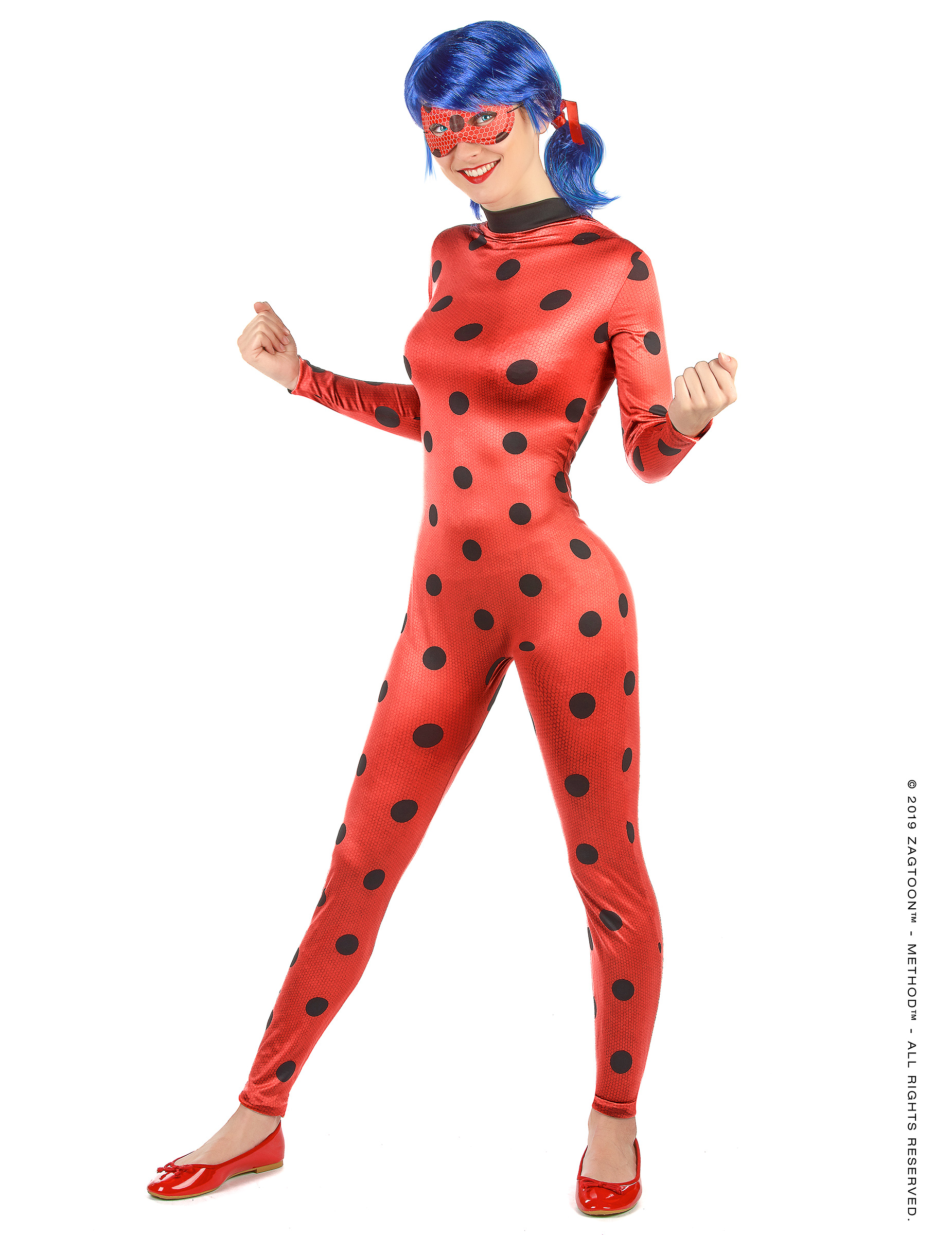 Déguisement Ladybug avec perruque pour fille