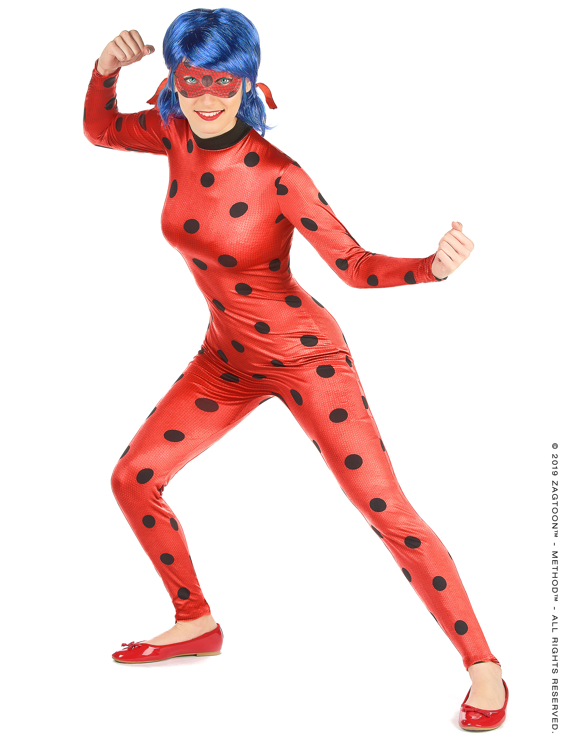 Déguisement de Ladybug de Miraculous - Adulte - Taille Unique - Jour de  Fête - Miraculous & LadyBug - Licences