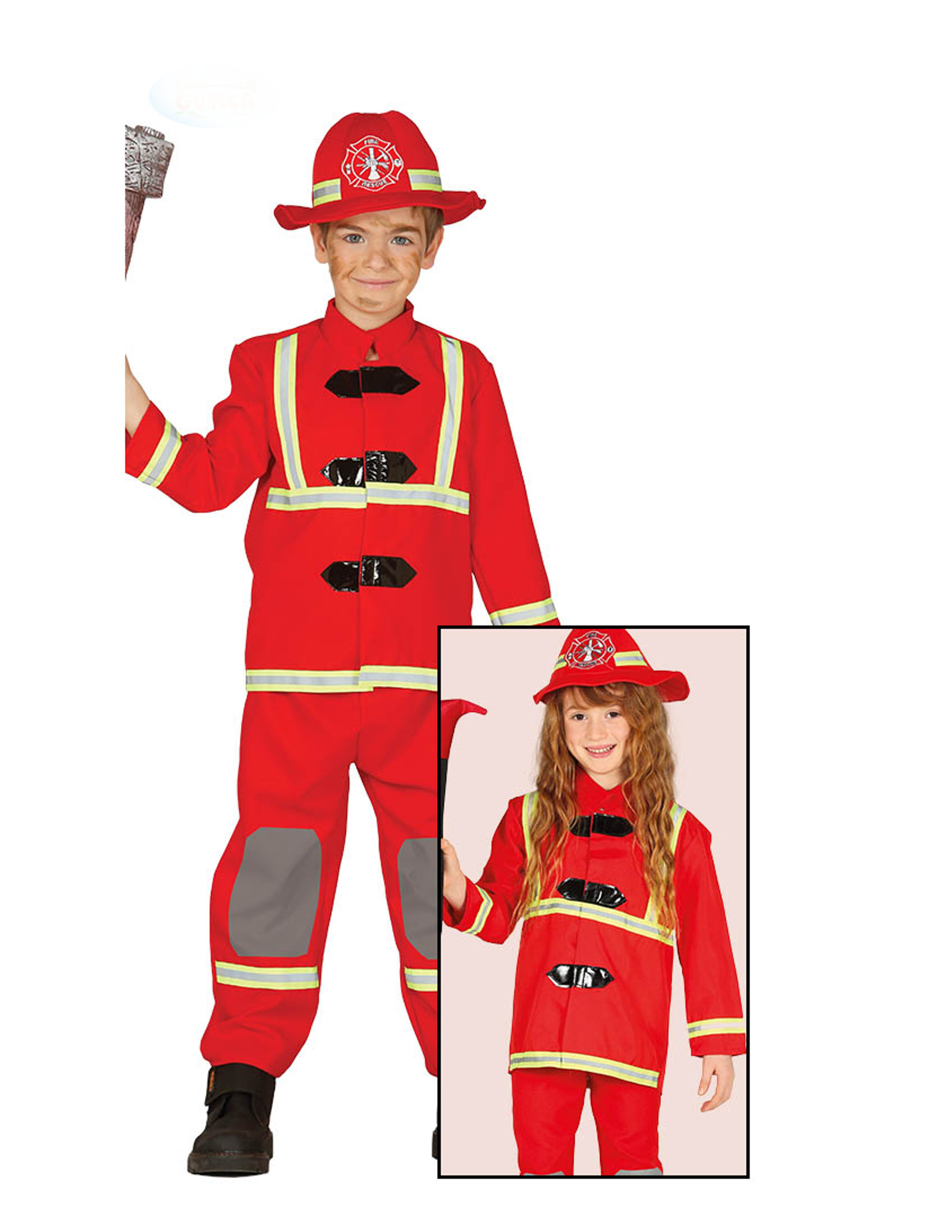 Déguisement pompier complet - Deguisement de pompier garcon