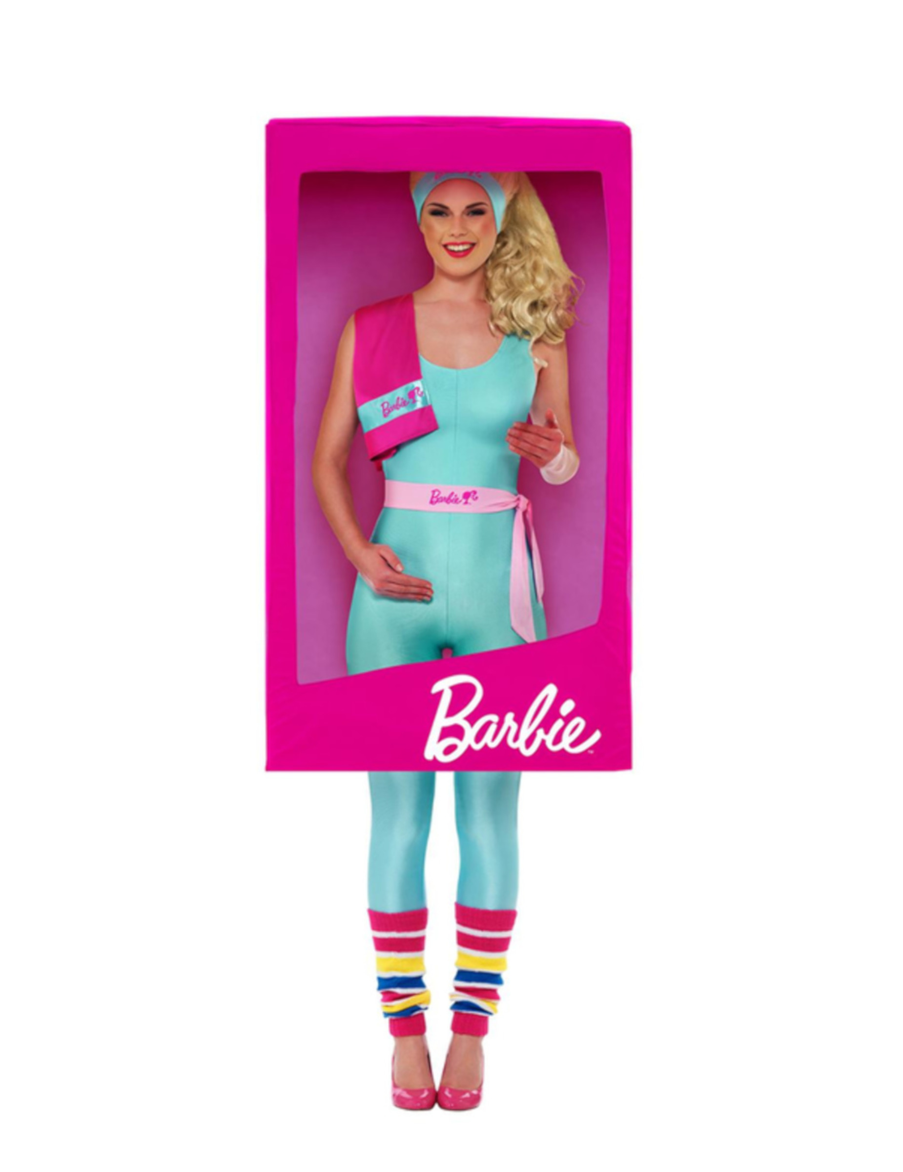 Costume de boîte de barbie pour adultes, Barbie – Party Expert