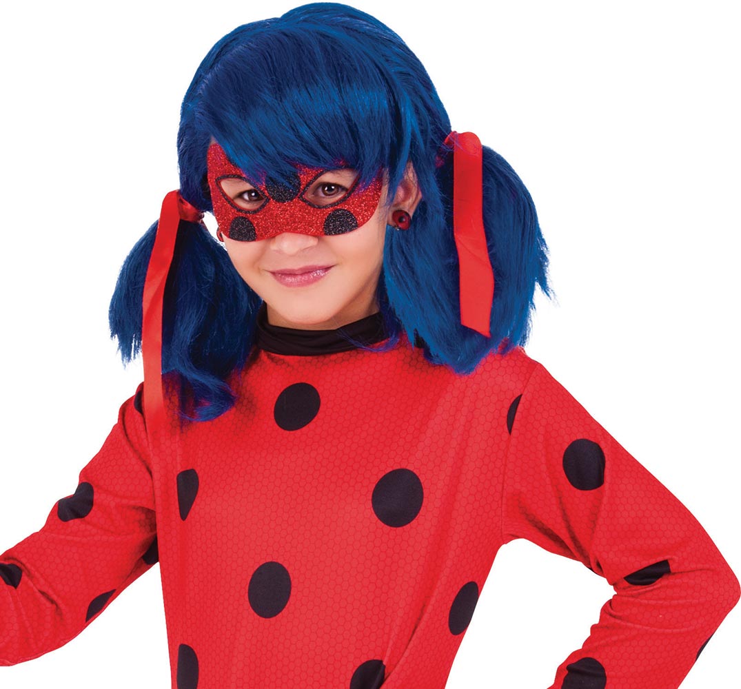Gants Miraculous Ladybug Rouge et Noir - Accessoire de déguisement