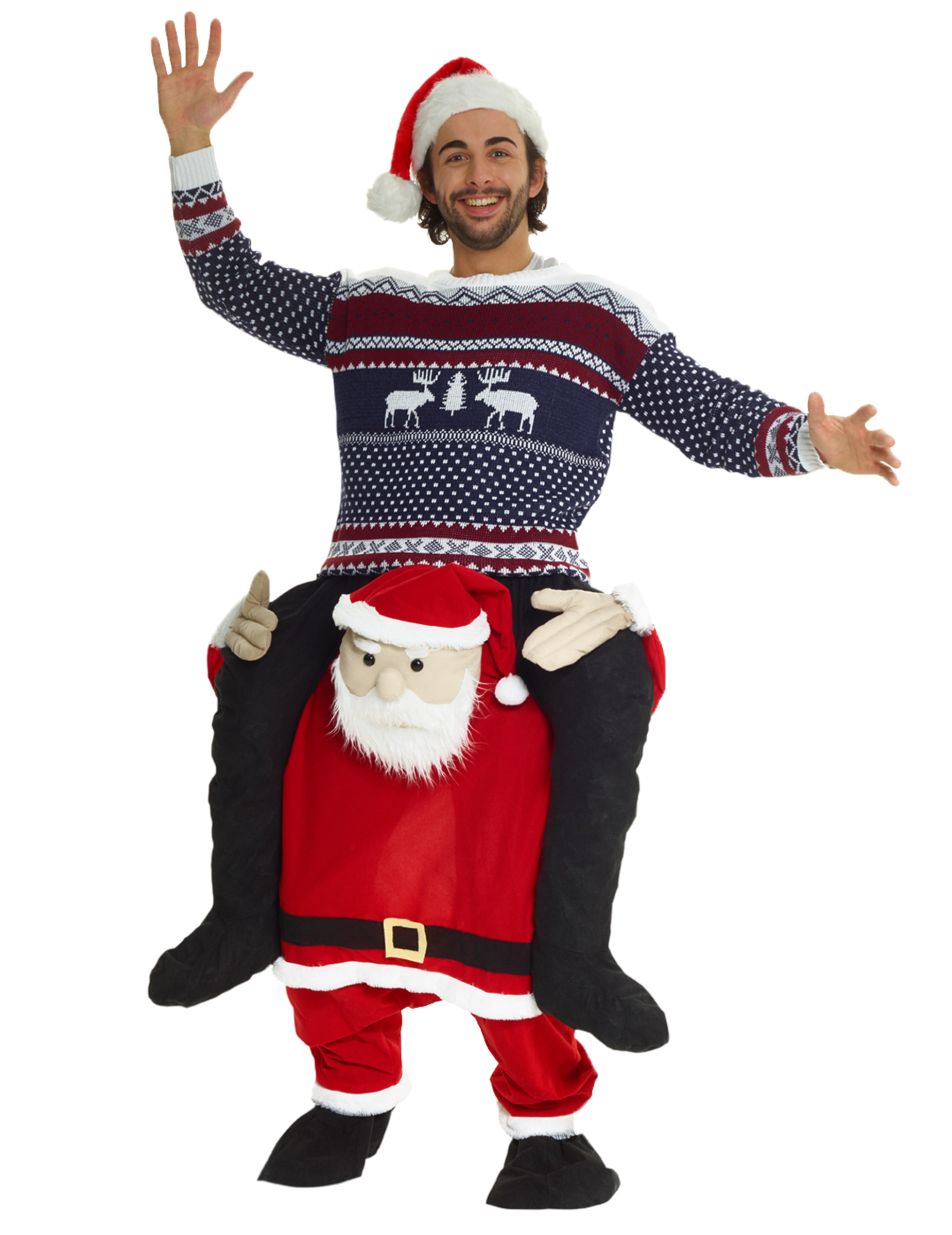Déguisement homme à dos de Père Noël adulte – Déguisements cadeaux pas  chers — Boutique Arlequin