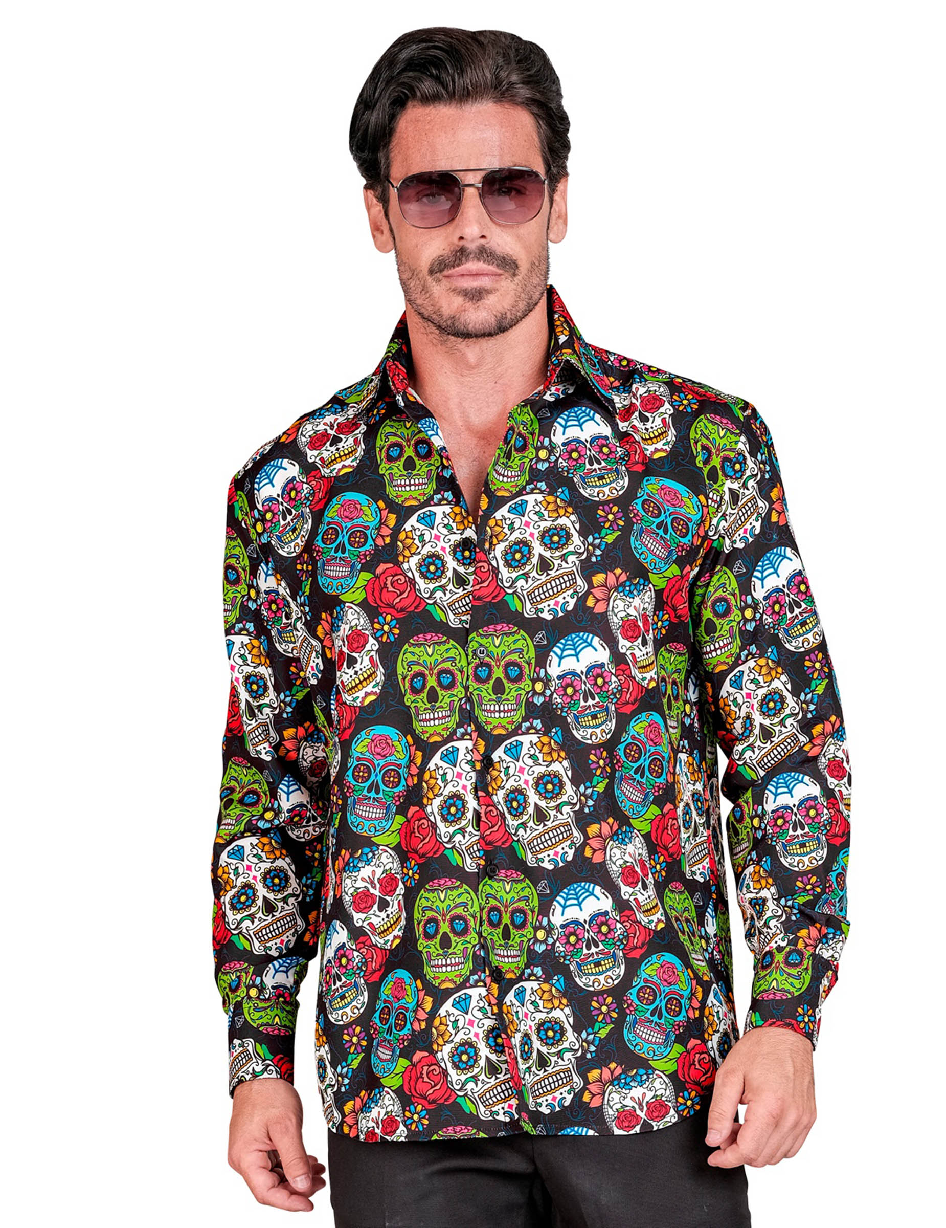 chemise-dia-de-los-muertos-homme_348581