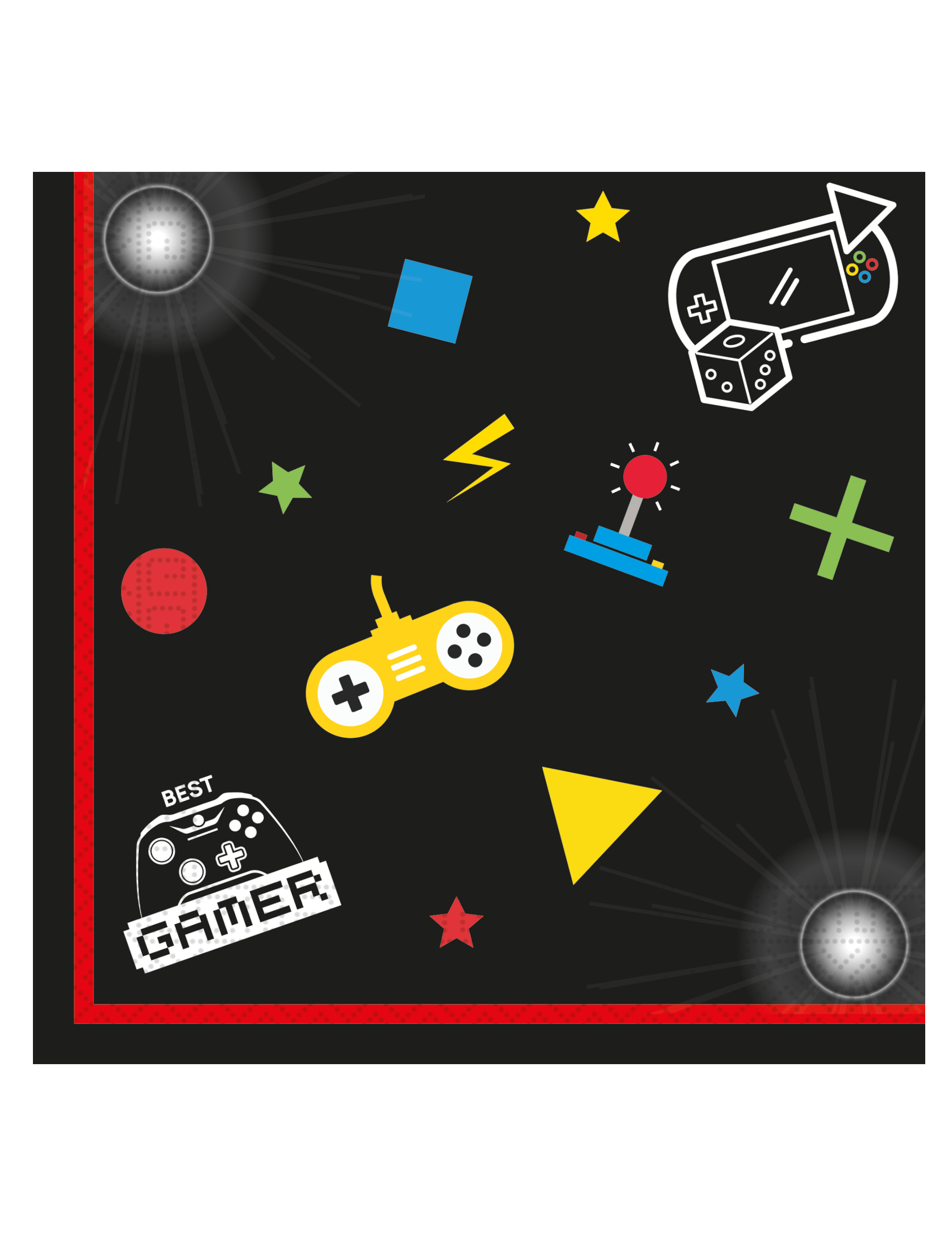 20-serviettes-en-papier-gaming-party-33-x-33-cm_339151