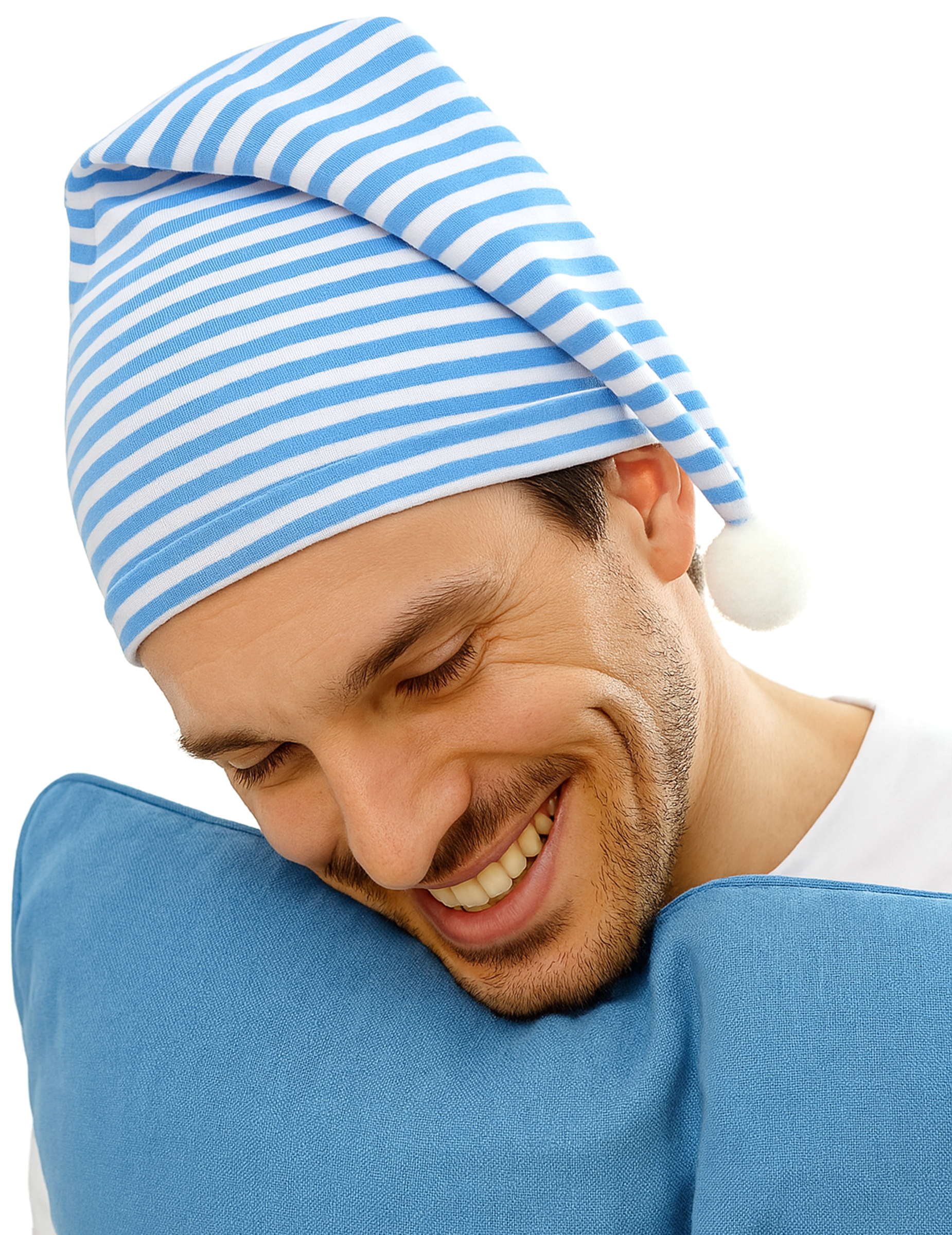 bonnet-bleu-et-blanc-avec-pompon-adulte_302329