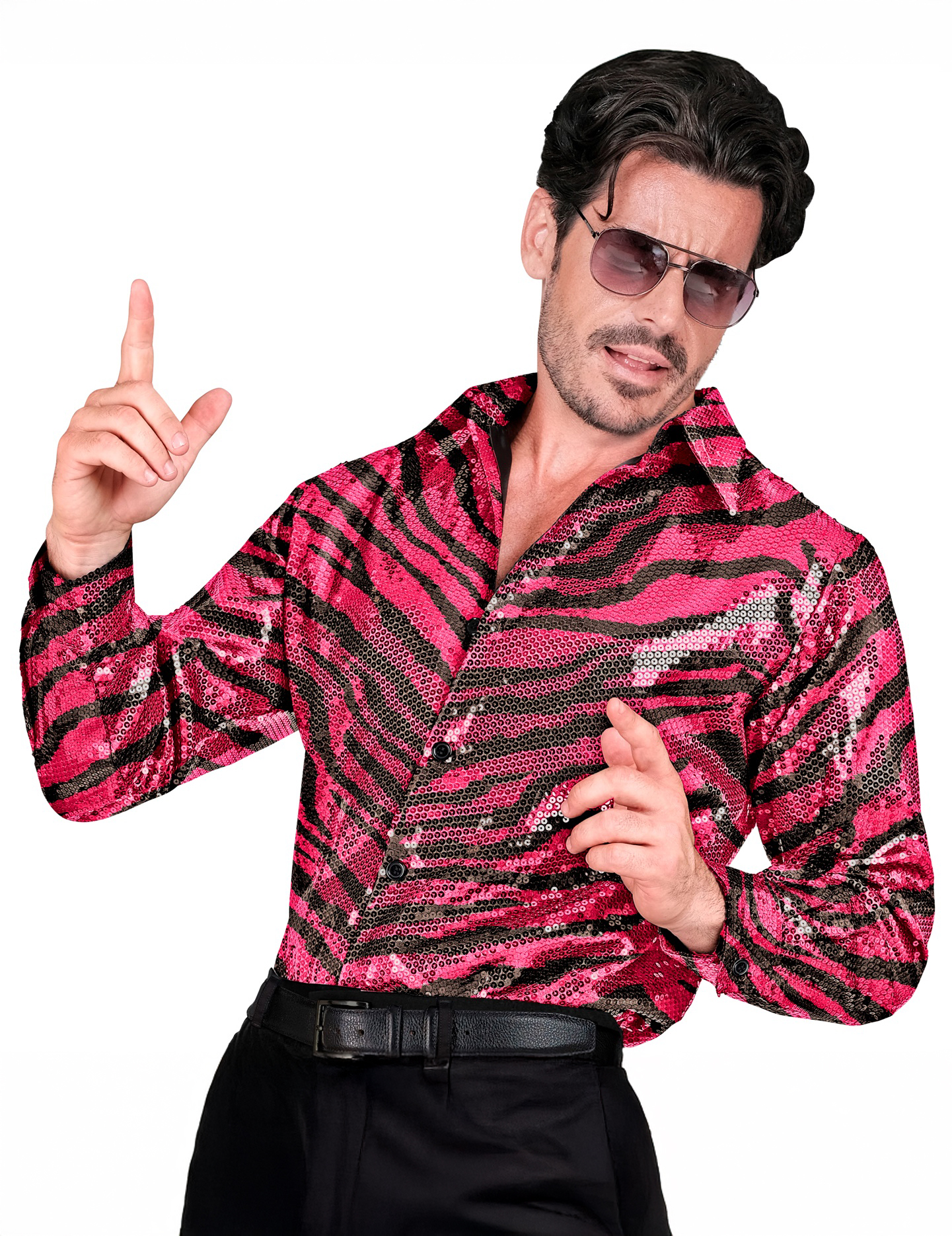 chemise-a-sequins-tigree-rose-homme_345185