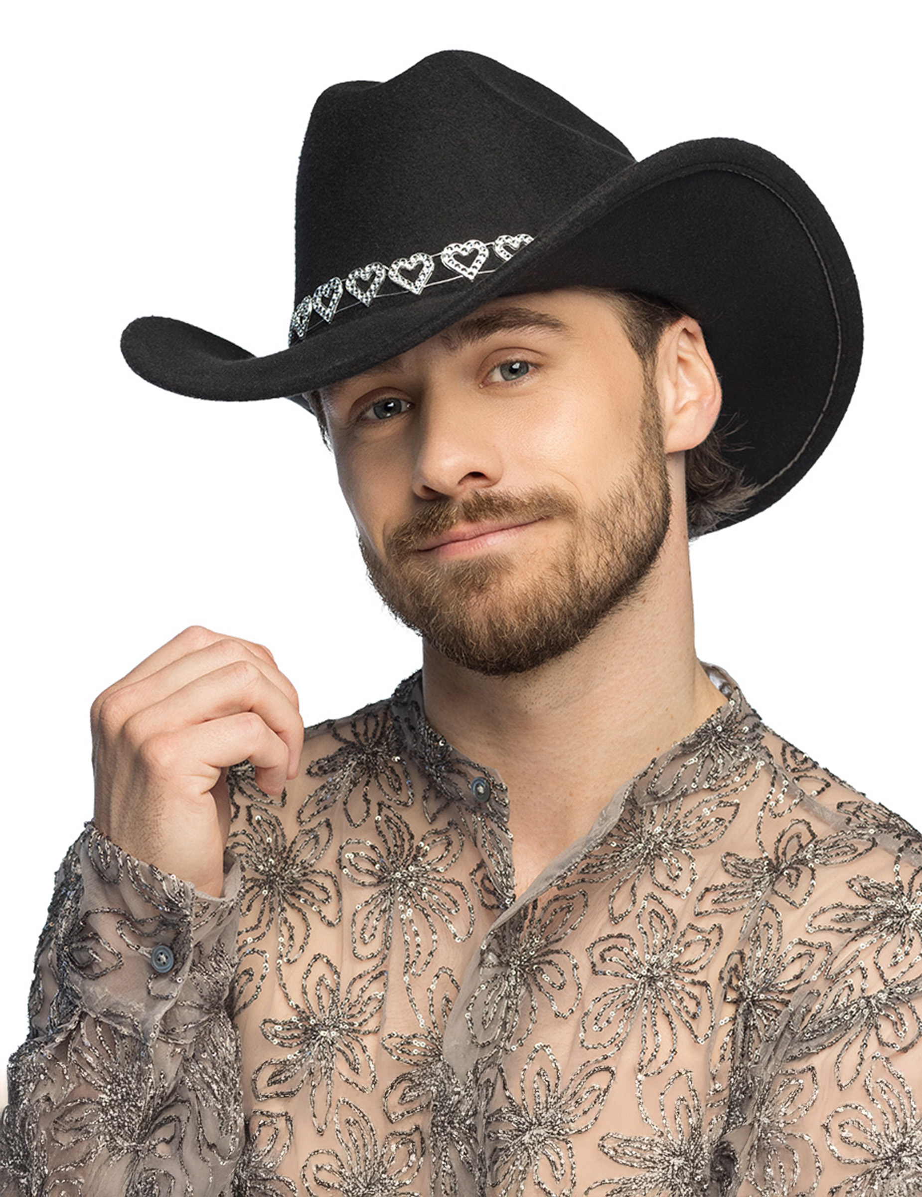 chapeau-cowboy-noir-avec-c-urs-brillants-adulte_348757