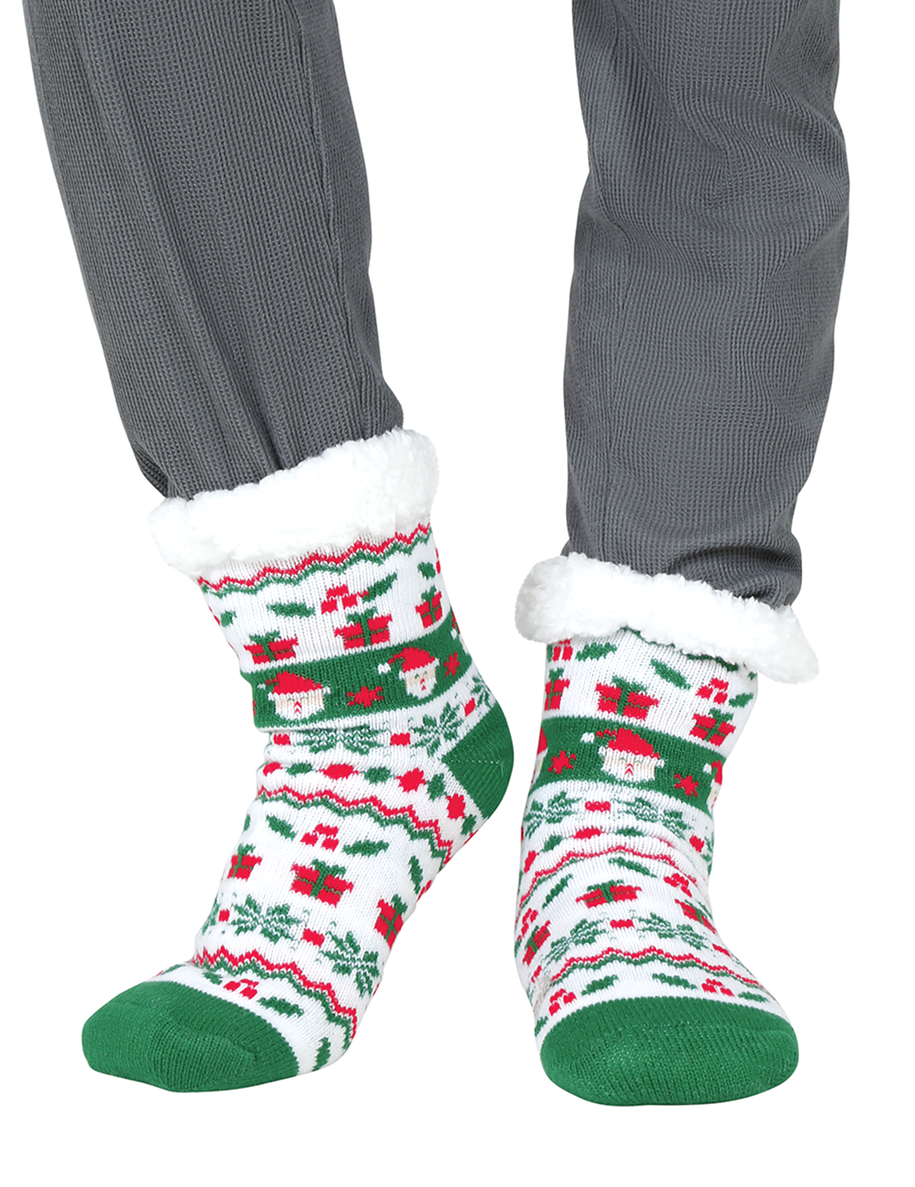 chaussettes-thermiques-blanches-et-vertes-de-noel-adulte_349623