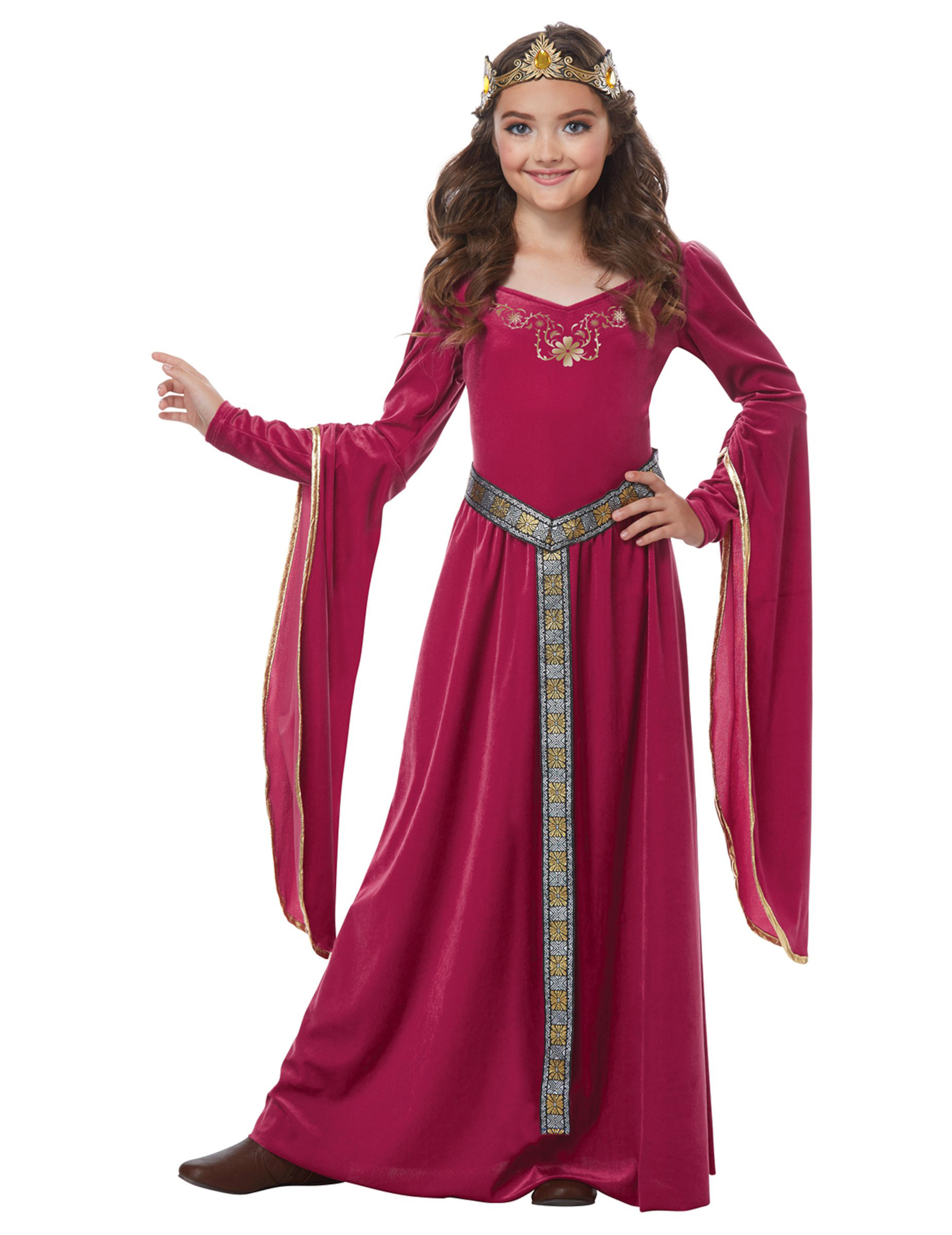 deguisement-princesse-medievale-velours-rose-fille_339802_1
