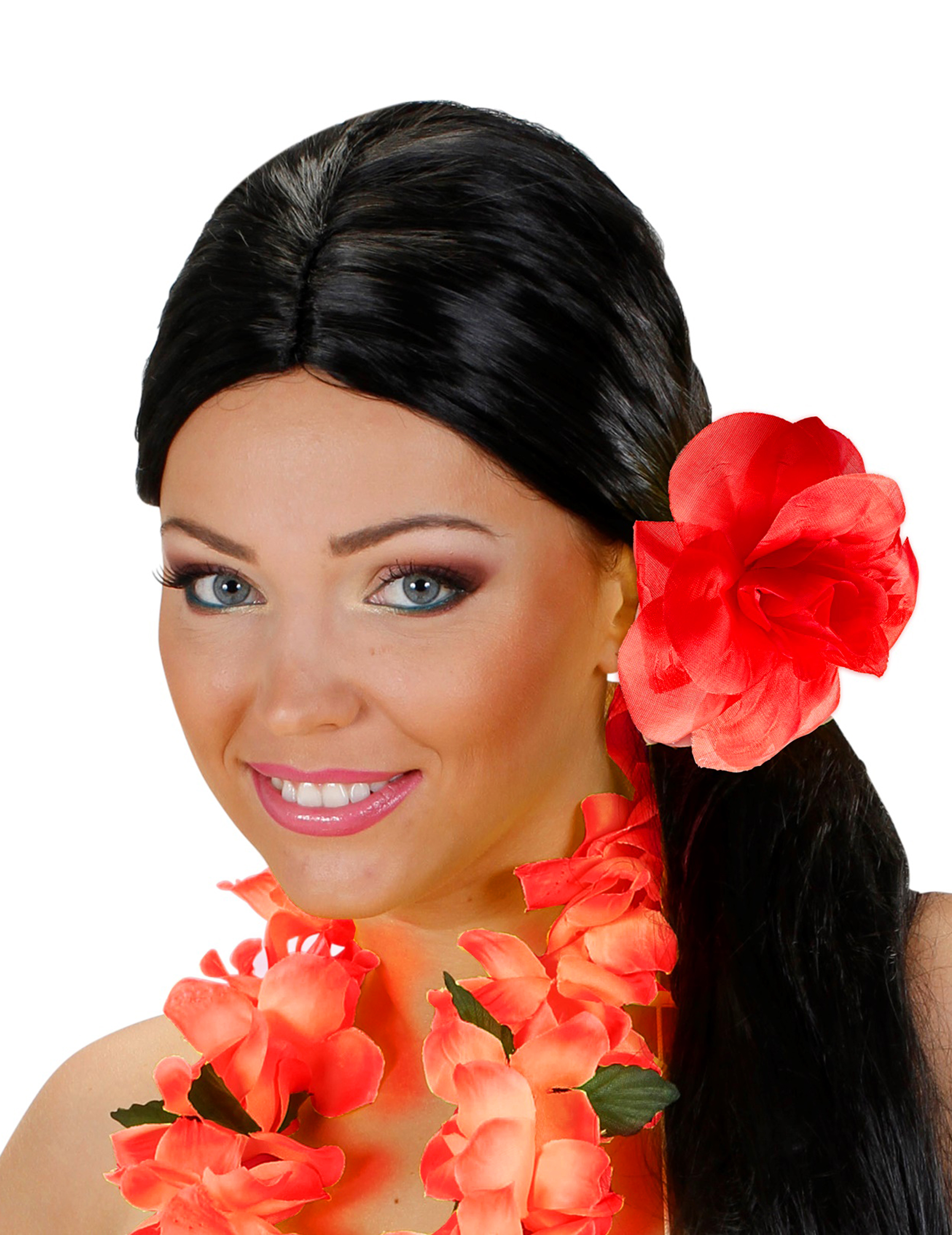 fleur-rouge-avec-elastique-pour-cheveux_347149