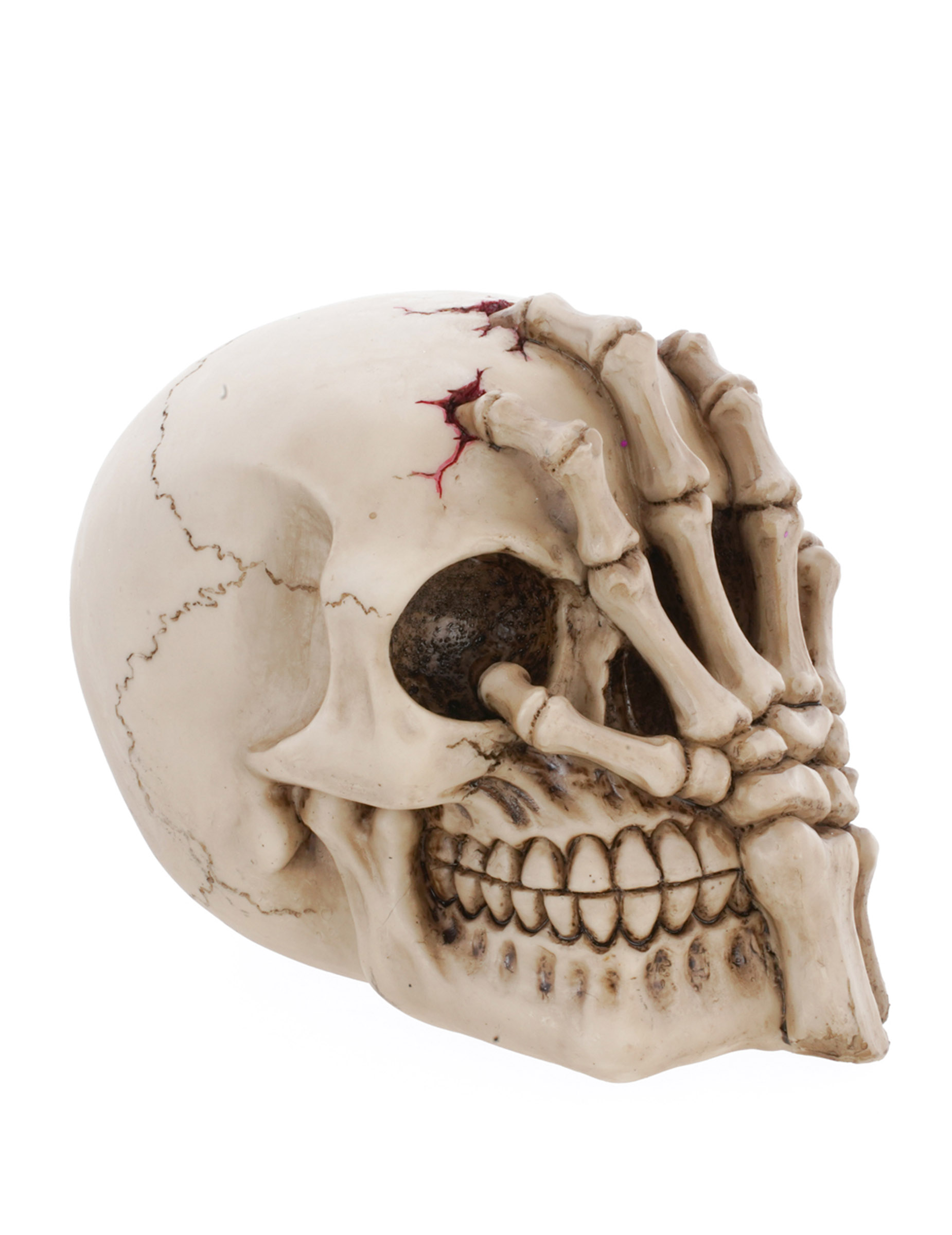 tete-de-mort-avec-main-en-resine-16cm_348483